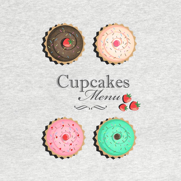 Cupcakes Menu by emanuelacarratoni